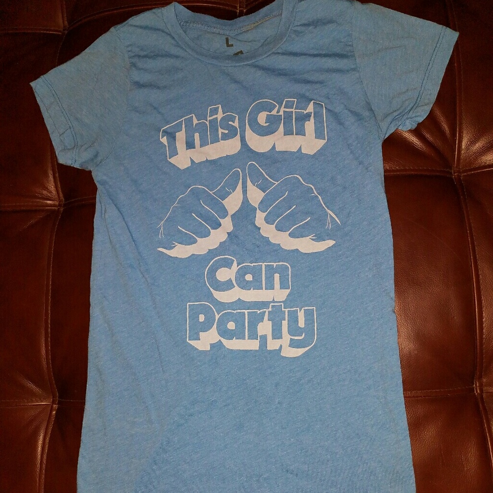 This Girl Can Party logo tee by Local Celebrity