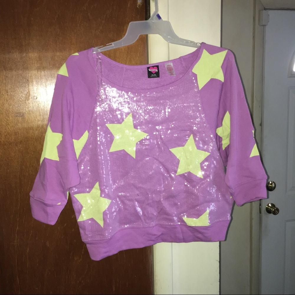 Purple crop top in XXL (19)