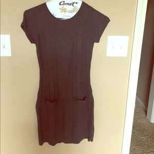Gray Sweater Dress