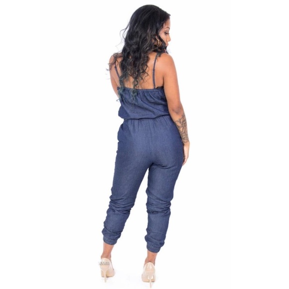 Brand New Sexy Denim Jumpsuit - Picture 4 of 4