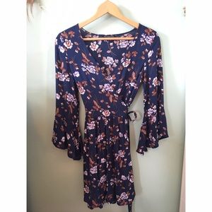 AE Floral Wrap Dress