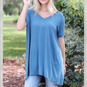 The Rage Tops - Short sleeve, V-neck tunic Piko The Rage Tops - Short sleeve, V-neck tunic Piko