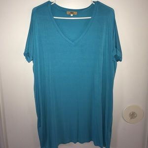 The Rage Tops - Short sleeve, V-neck tunic Piko The Rage Tops - Short sleeve, V-neck tunic Piko