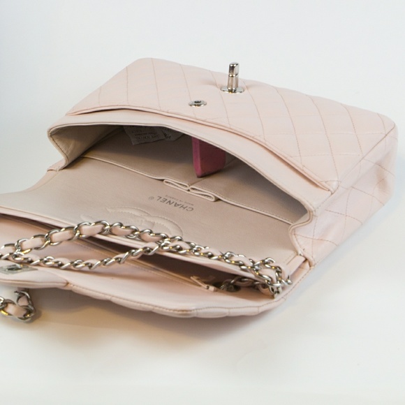 🍑SOLD🍑 Chanel Classic Pink Blush Double Flap - Picture 3 of 4