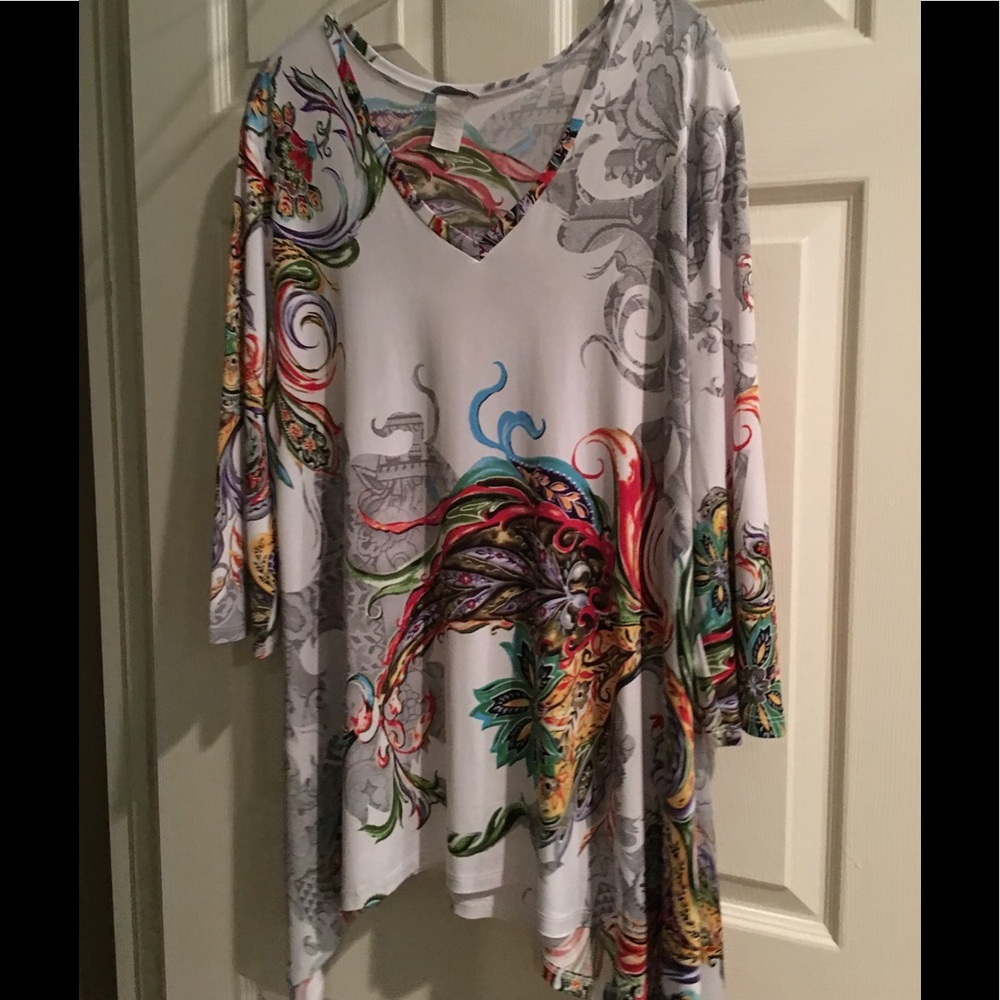 Vivid washable tunic by CariGee