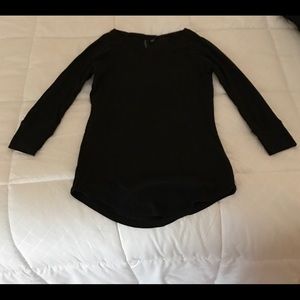 Black long sleeve Cynthia rowley shirt