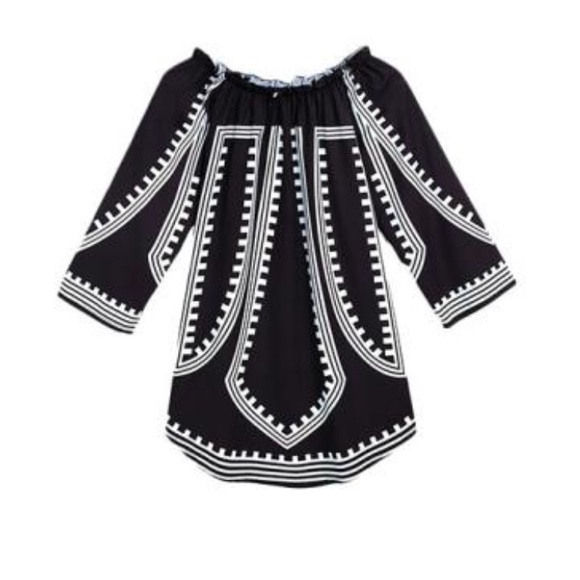 🌺Printed Off Shoulder Casual Mini Dress!🌺 - Picture 3 of 6