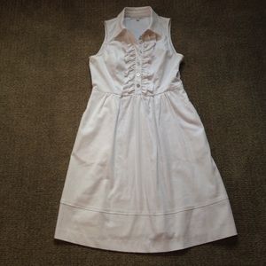 White dress EUC with pockets!