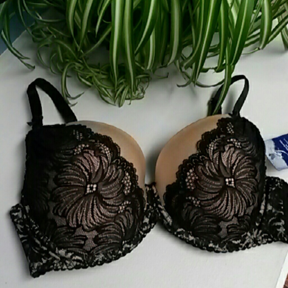 Gaia floral lace overlay push up 36 DD