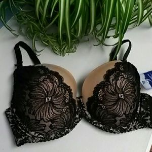 Gaia floral lace overlay push up 36 DD