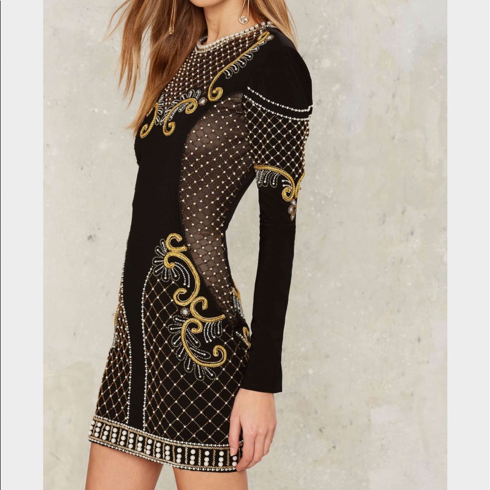 Nasty Gal Love Will Never Do Embellished Dress - Picture 3 of 4