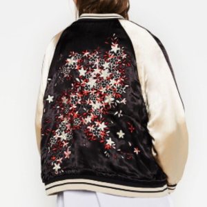 Reversible Zara Satin Bomber!!