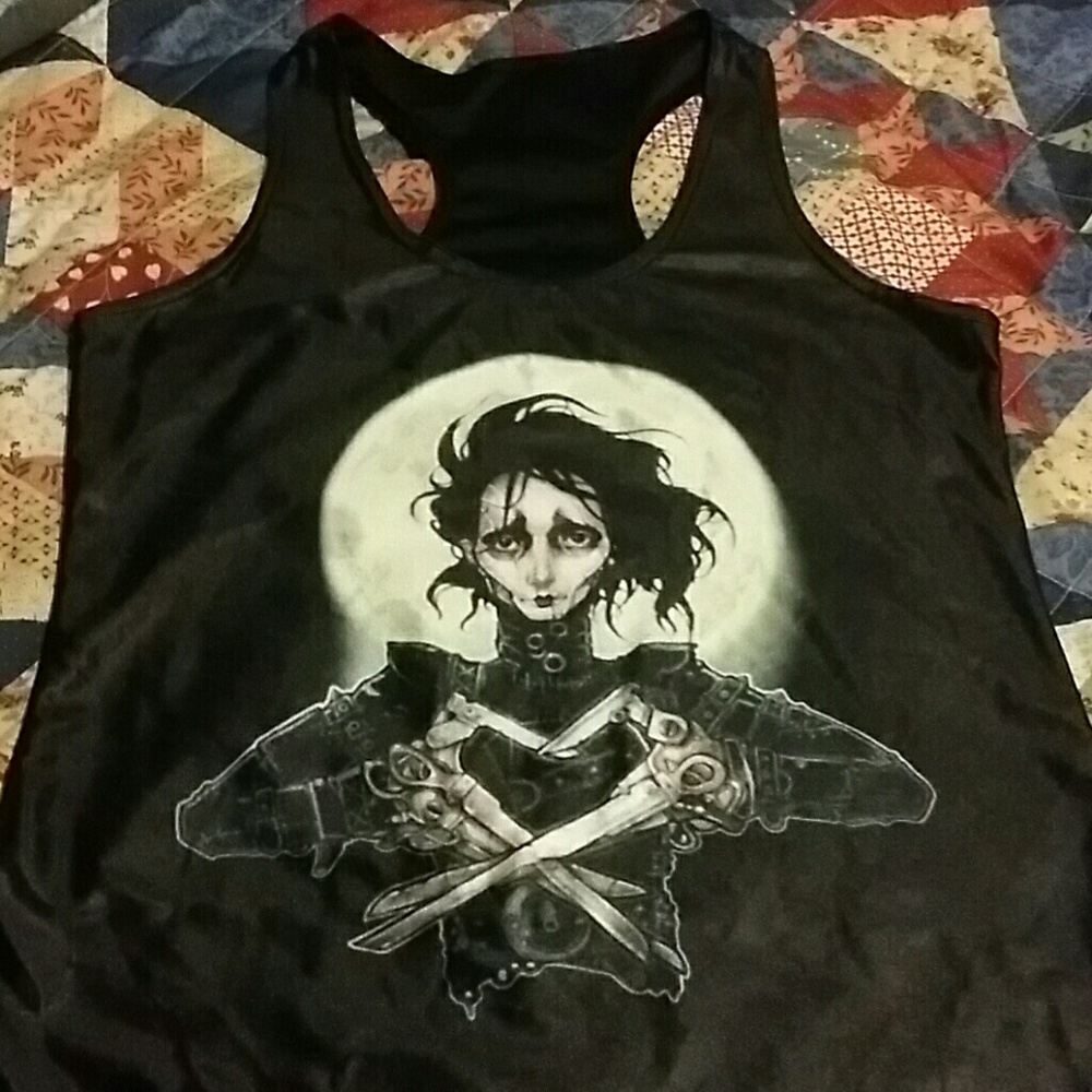 Black tank top Edward Scissorhands