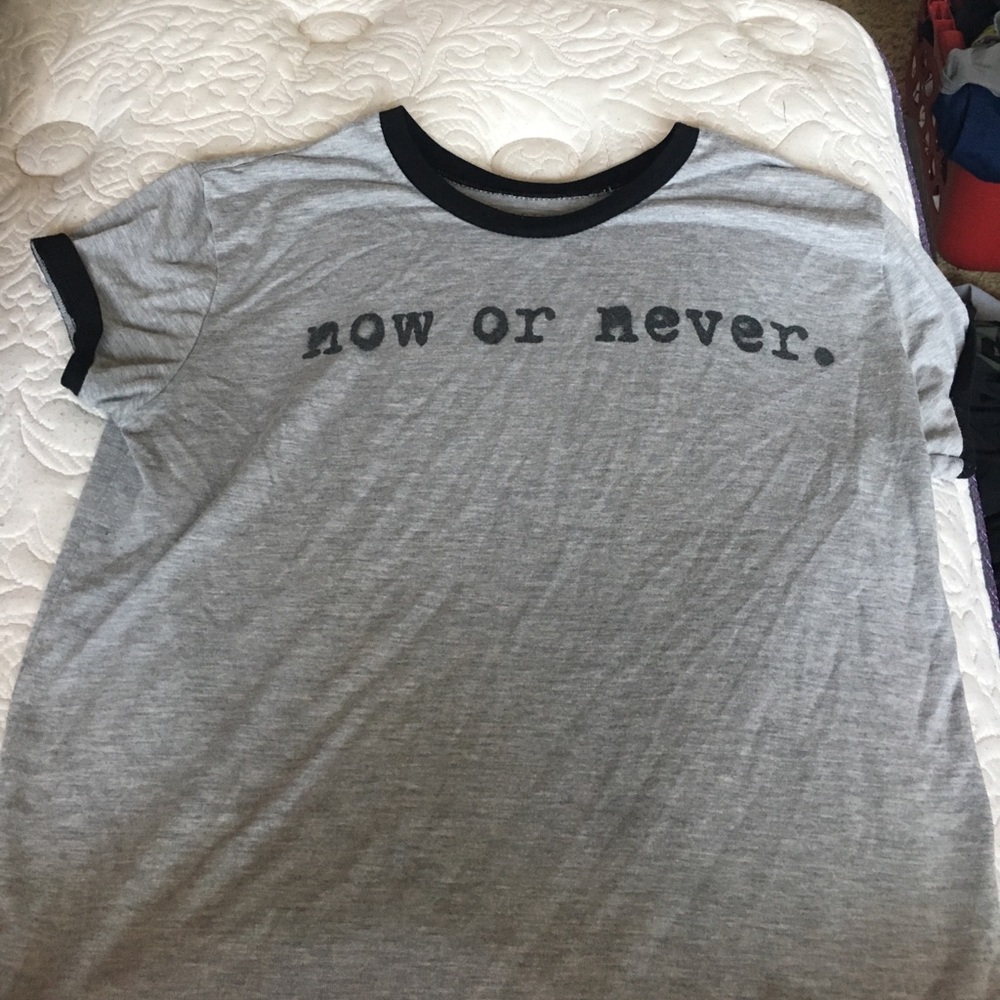 Grey and black shirt super comfy