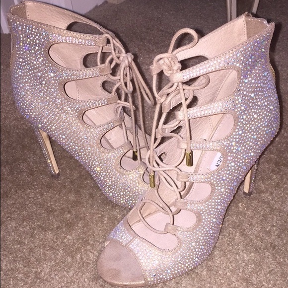 Steve Madden Rhinestone Booties - Picture 2 of 3