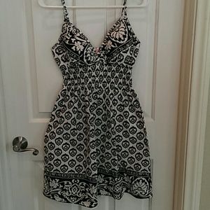 Black & White Summer Sun Dress
