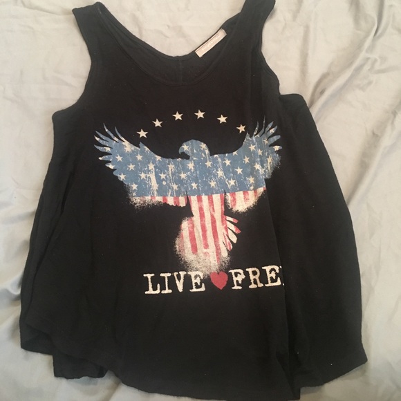 Soft Jersey Knit Tank, Red White Blue, 4th tank - Picture 1 of 1