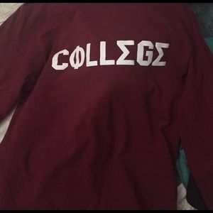 phi sigma sigma college long sleeve