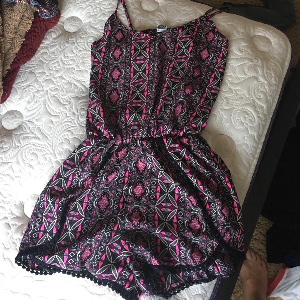 Romper with built in shorts