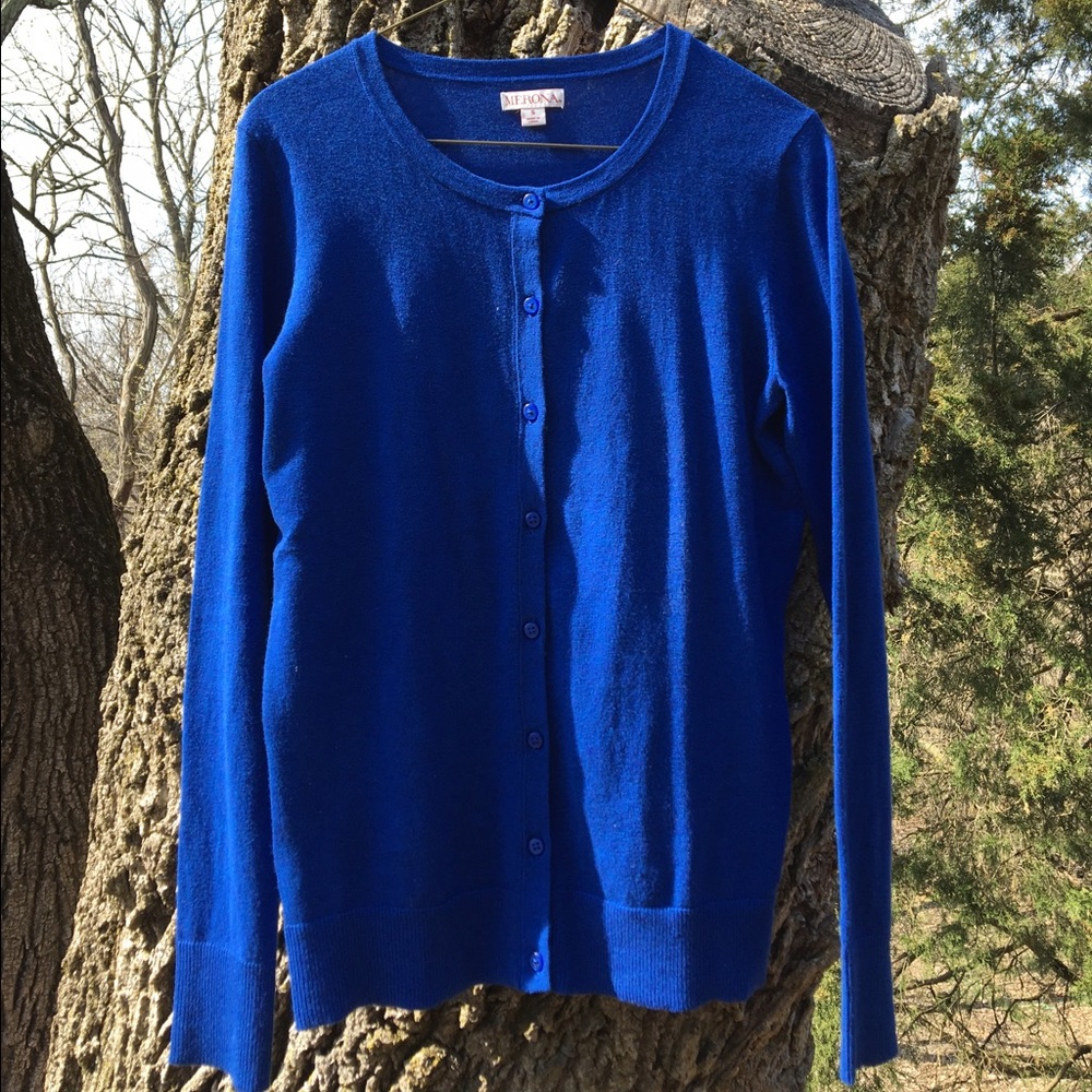 Royal Blue Cardigan
