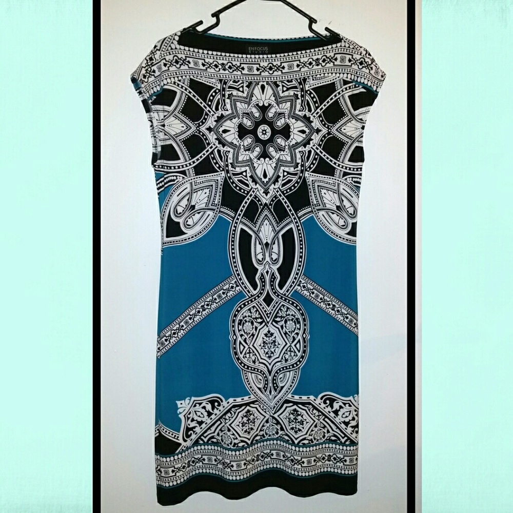 Mid-length Print Dress