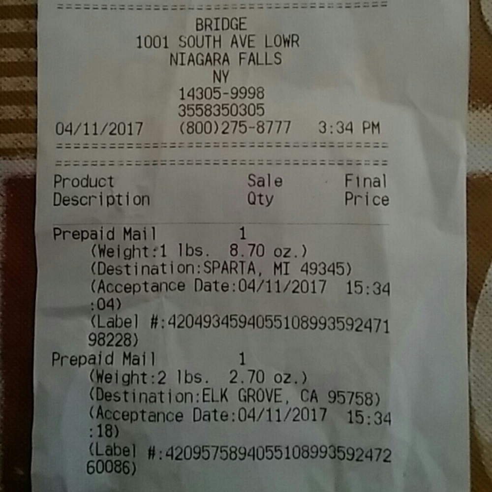 Trade shipping proof - Picture 2 of 2