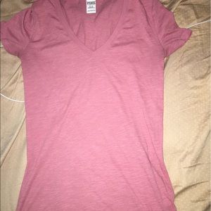 PINK Basic V neck
