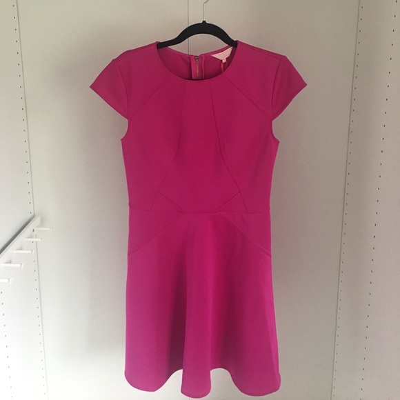 ted baker fuchsia pink dress