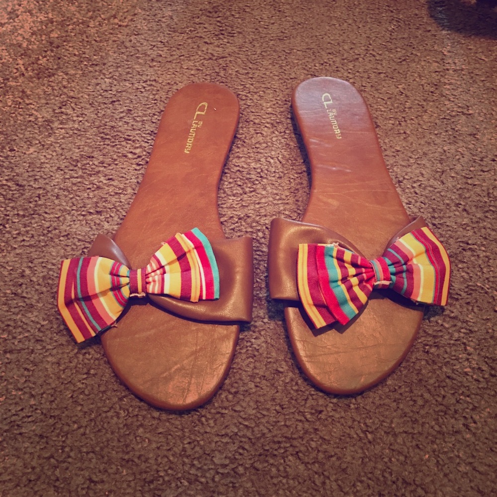 Bow Slide-on Sandals 🎀🎀