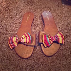 Bow Slide-on Sandals 🎀🎀