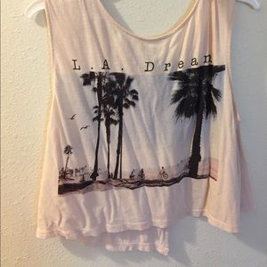 LA dream crop top