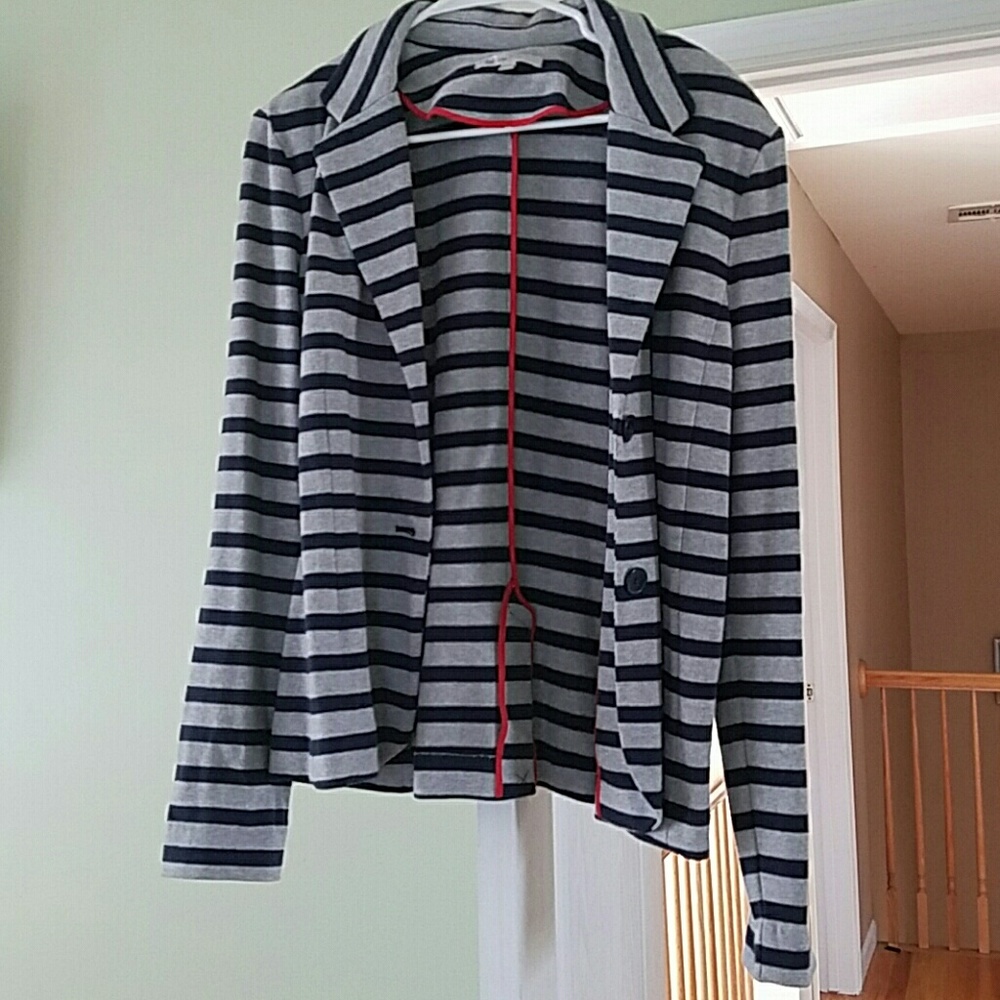 Cotton striped blazer (Never worn)
