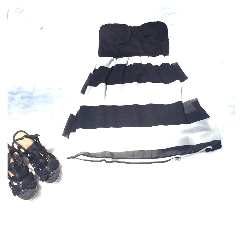 Dress and wedges
