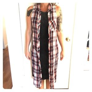 Two Piece Flannel Dress Set
