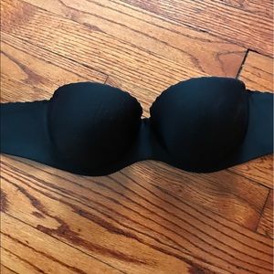 Victoria's Secret Black Strapless Bra