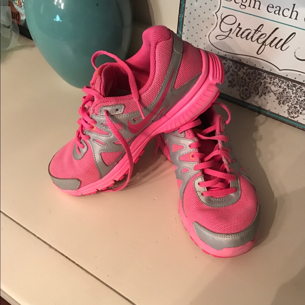 Neon Nike sneakers