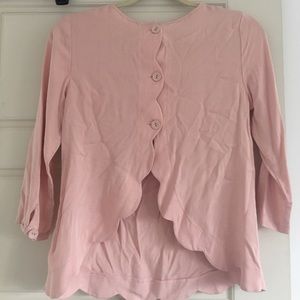 Pink 3/4 sleeve top