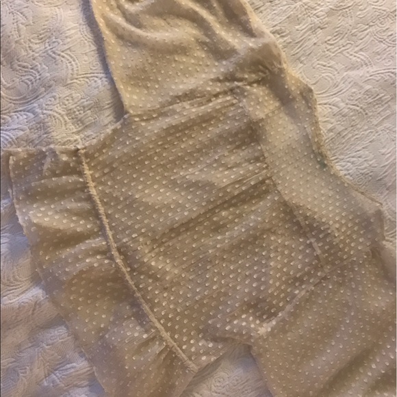 SOLD UO Kimchi Blue Ivory Cute Blouse - Picture 7 of 8