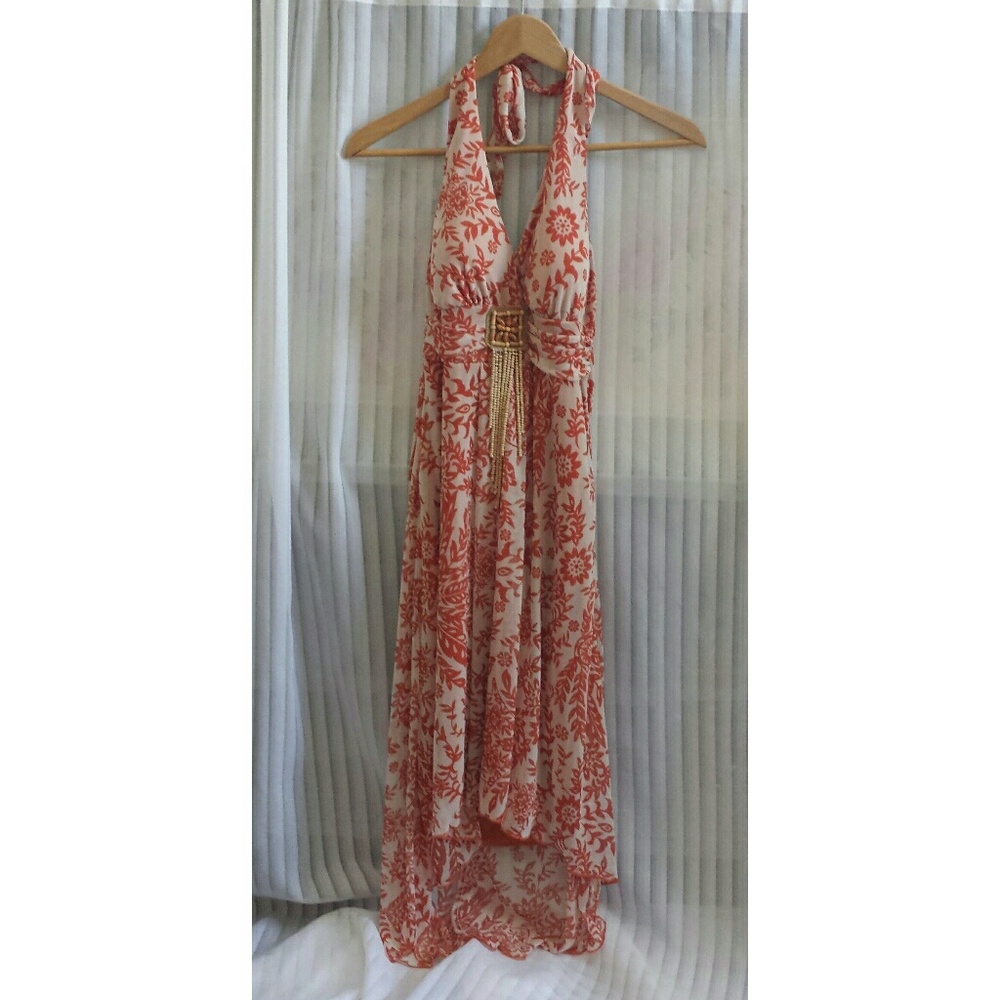 Woman's Halter Maxi Dress