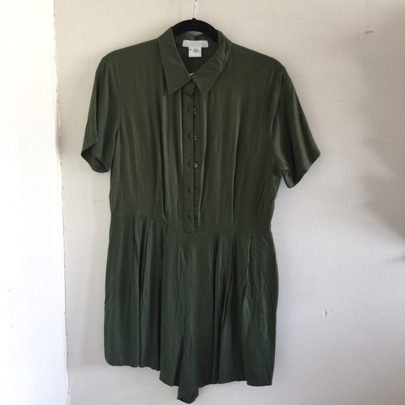 Cooperative Dresses & Skirts - army green romper