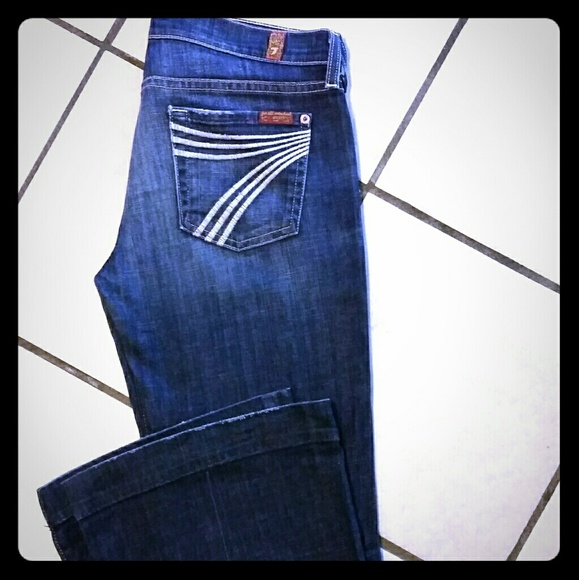 7 For All Mankind Denim - Dojo New York Dark 7 FAM sz 26x34