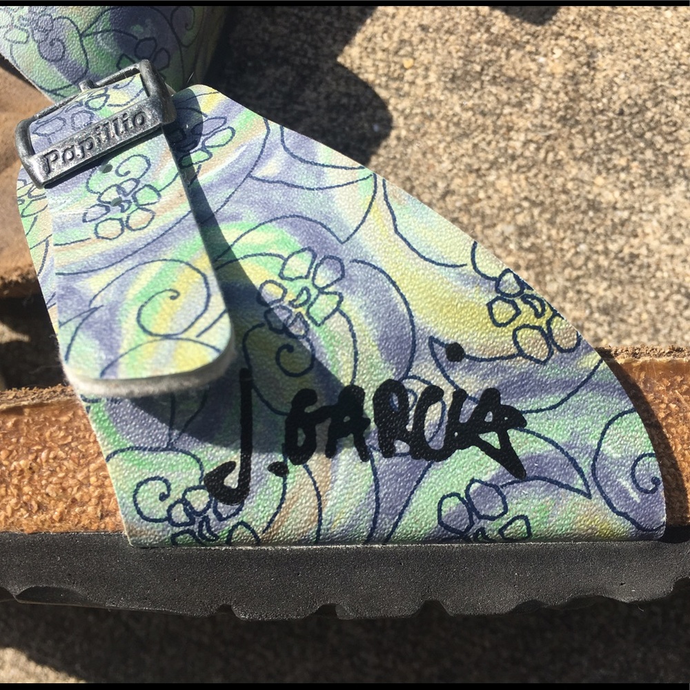 Very Rare Jerry Garcia Birkenstocks 39