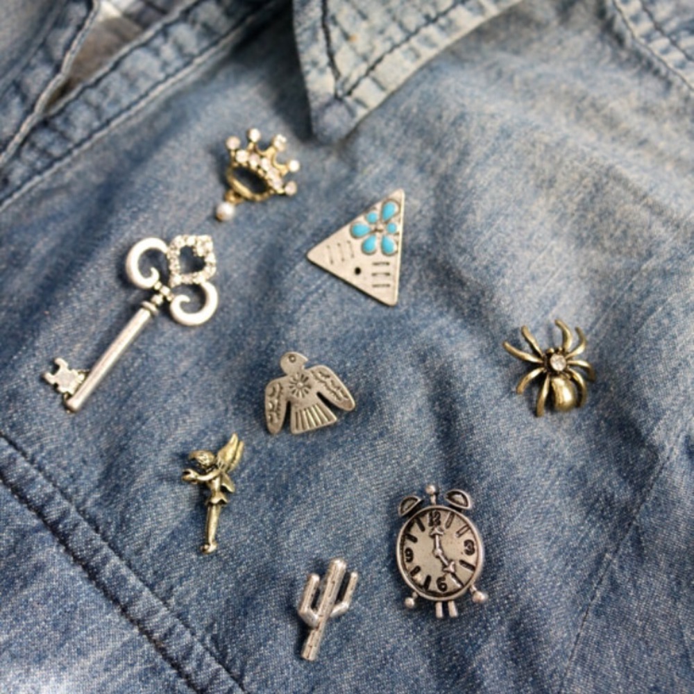 Set of 8 antique pins.