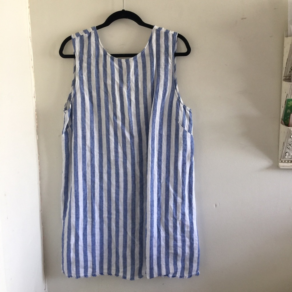 Reformation striped linen dress