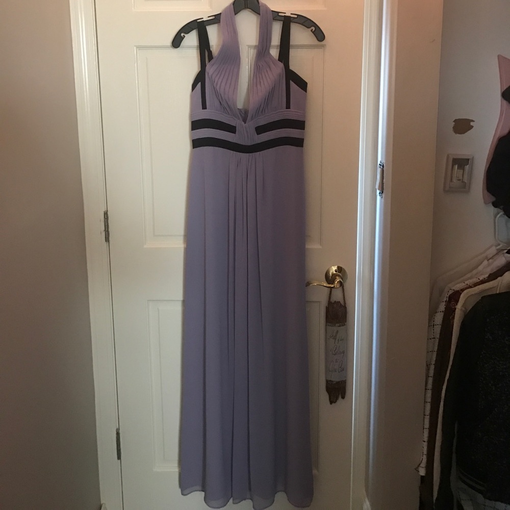 Lavender purple gown