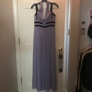 Lavender purple gown