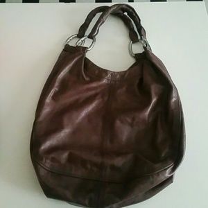 Miu Miu leather hobo bag