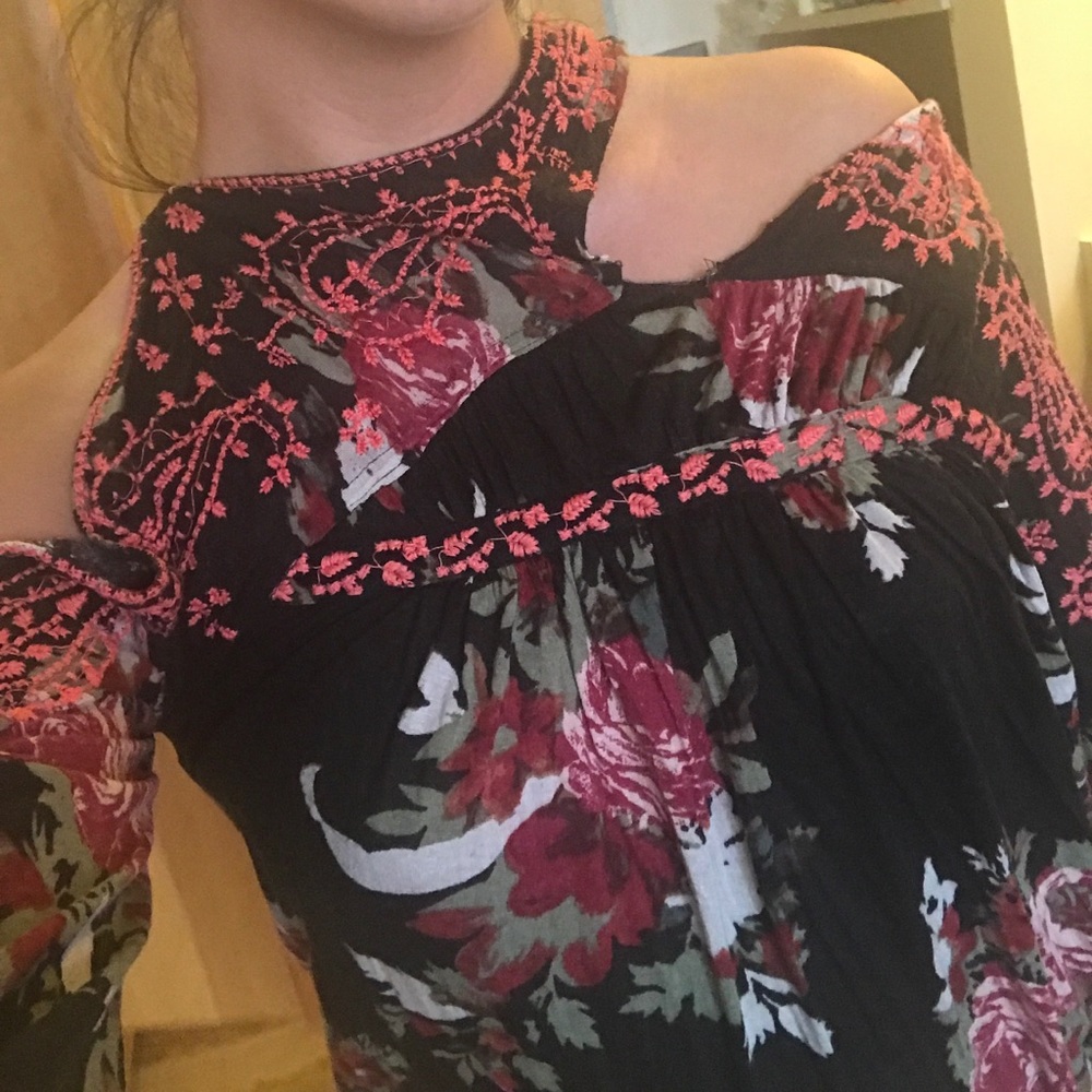 cool free people multiple wear way shirt
