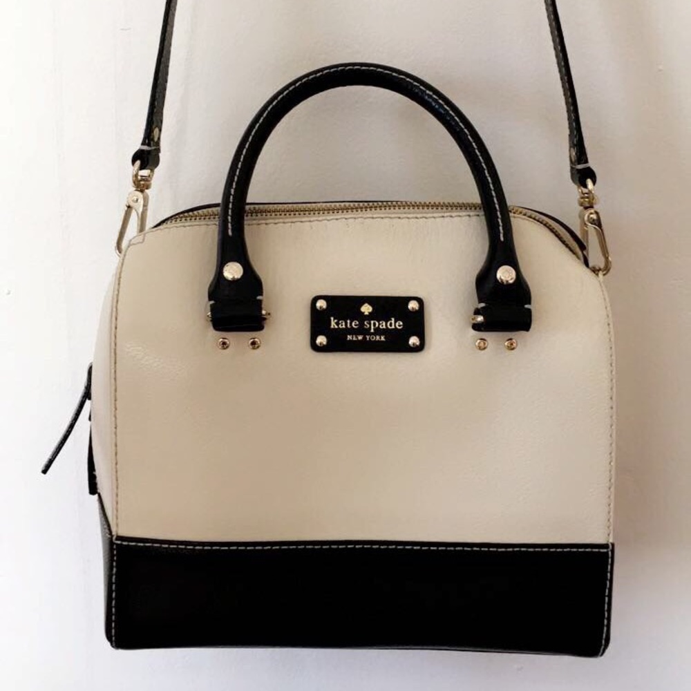 Two toned Black/White Kate spade