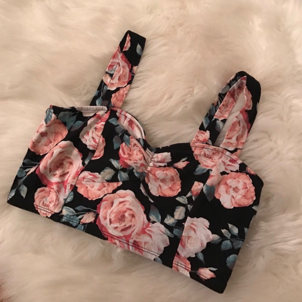 Floral Print Bandeau